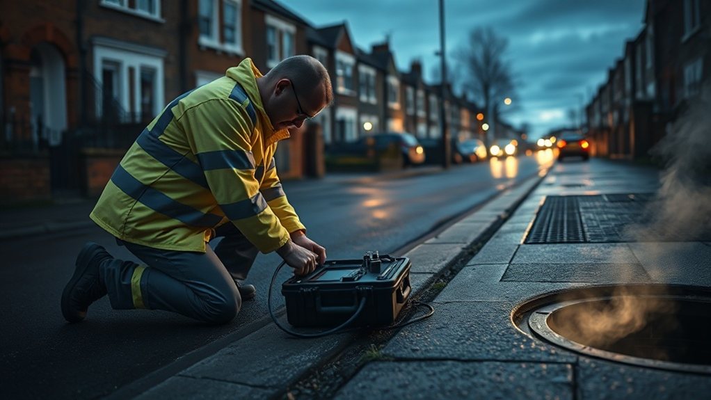 No-dig underground leak detection equipment in West Norwood
